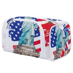 Statue Of Liberty Independence Day Poster Art Toiletries Pouch by Jancukart