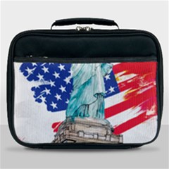 Statue Of Liberty Independence Day Poster Art Lunch Bag by Jancukart