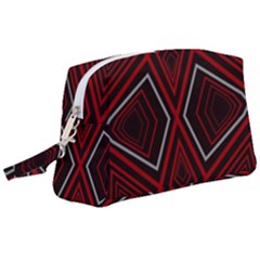 Abstract Pattern Geometric Backgrounds Wristlet Pouch Bag (large) by Eskimos