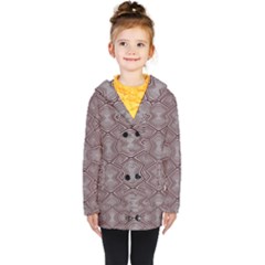 Abstract Pattern Geometric Backgrounds Kids  Double Breasted Button Coat by Eskimos