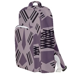 Abstract Pattern Geometric Backgrounds   Double Compartment Backpack by Eskimos