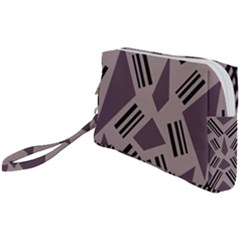 Abstract Pattern Geometric Backgrounds   Wristlet Pouch Bag (small) by Eskimos