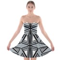 Abstract pattern geometric backgrounds   Strapless Bra Top Dress View1