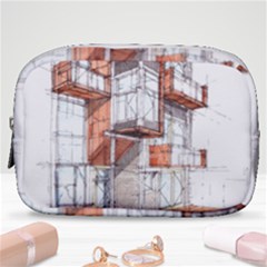 Rag-flats-onion-flats-llc-architecture-drawing Graffiti-architecture Make Up Pouch (small) by Jancukart