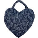 Internet Planet Drinks Giant Heart Shaped Tote View2