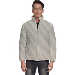 Sand Waves Men s Puffer Bubble Jacket Coat by artworkshop