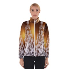 Christmas-tree-a 001 Women s Bomber Jacket by nate14shop