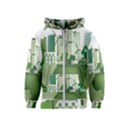 Vector-energy-saving-caring-for-the-earth Kids  Zipper Hoodie View1