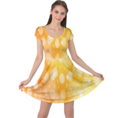 Abstract Sparkling Christmas Day Cap Sleeve Dress by artworkshop