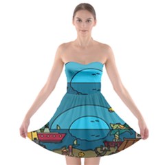 Artwork Art Kids Strapless Bra Top Dress by artworkshop