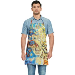 Colorful Structure Kitchen Apron by artworkshop