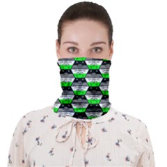 Hackers Town Void Mantis Hexagon Agender Agender Info Pride Flag Face Covering Bandana (adult) by WetdryvacsLair