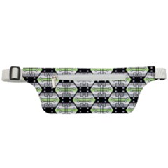 Hackers Town Void Mantis Hexagon Agender Pride Flag Active Waist Bag by WetdryvacsLair