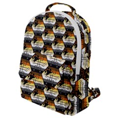 Hackers Town Void Mantis Hexagon Bear Pride Flag Flap Pocket Backpack (small) by WetdryvacsLair