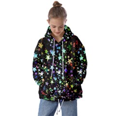 Christmas-star-gloss-lights-light Kids  Oversized Hoodie by Jancukart