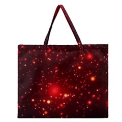 Firework-star-light-design Zipper Large Tote Bag by Jancukart