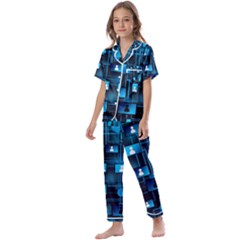 Smartphone-system-web-news Kids  Satin Short Sleeve Pajamas Set by Jancukart