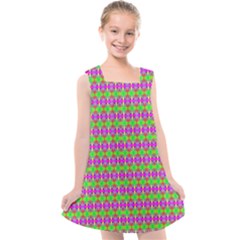 Alien Suit Kids  Cross Back Dress by Thespacecampers