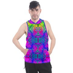 Liquid Rainbows Men s Sleeveless Hoodie by Thespacecampers