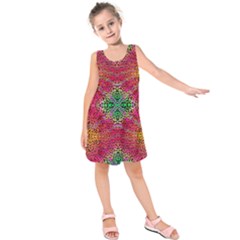 Cheetah Dreams Kids  Sleeveless Dress by Thespacecampers