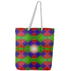 Helix Heaven Full Print Rope Handle Tote (large) by Thespacecampers