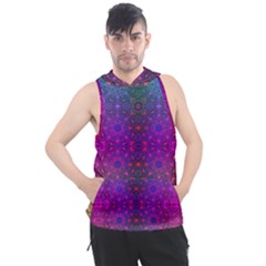 Stained Glass Men s Sleeveless Hoodie by Thespacecampers