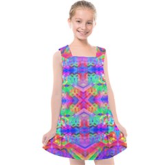 Deep Space 444 Kids  Cross Back Dress by Thespacecampers