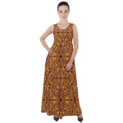 Abstract Pattern Geometric Backgrounds Empire Waist Velour Maxi Dress by Eskimos