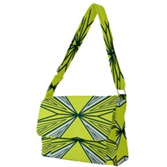 Abstract Pattern Geometric Backgrounds  Full Print Messenger Bag (l) by Eskimos