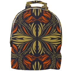 Folk Flowers Print Floral Pattern Ethnic Art Mini Full Print Backpack by Eskimos