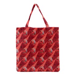 Sculpture-art-traffic-cones-plastic Grocery Tote Bag by Jancukart