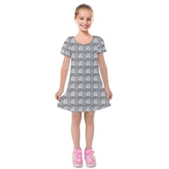 Digitalart Kids  Short Sleeve Velvet Dress by Sparkle