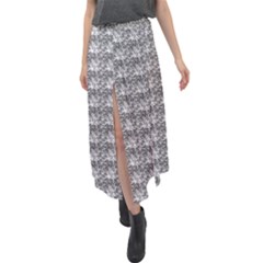 Digitalart Velour Split Maxi Skirt by Sparkle