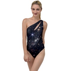 James Webb Space Telescope Deep Field To One Side Swimsuit by PodArtist