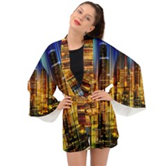 Skyline-light-rays-gloss-upgrade Long Sleeve Kimono