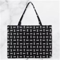 Fantasy Ethnic Caricature Motif Pattern Zipper Medium Tote Bag View1