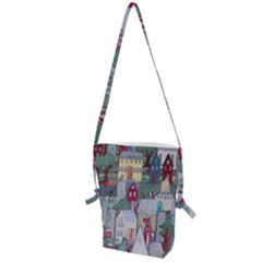 Painting Folding Shoulder Bag by nate14shop