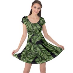  Leaves  Cap Sleeve Dress by artworkshop