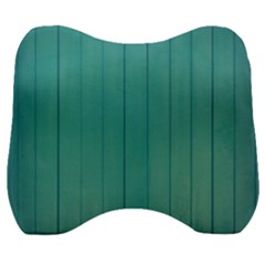 Green Surface  Velour Head Support Cushion by artworkshop