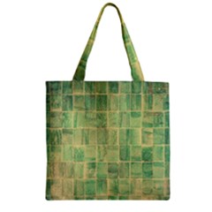 Bathroom Ceramic  Zipper Grocery Tote Bag by artworkshop