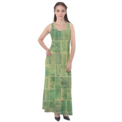 Bathroom Ceramic  Sleeveless Velour Maxi Dress by artworkshop