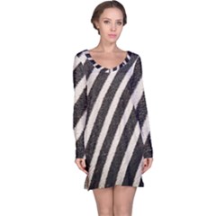  Zebra Pattern  Long Sleeve Nightdress by artworkshop