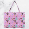 Pink Krampus Christmas Medium Tote Bag View1