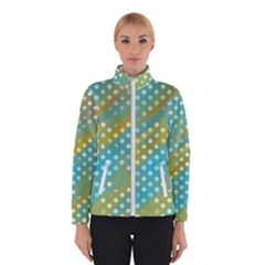 Abstract-polkadot 01 Women s Bomber Jacket by nate14shop