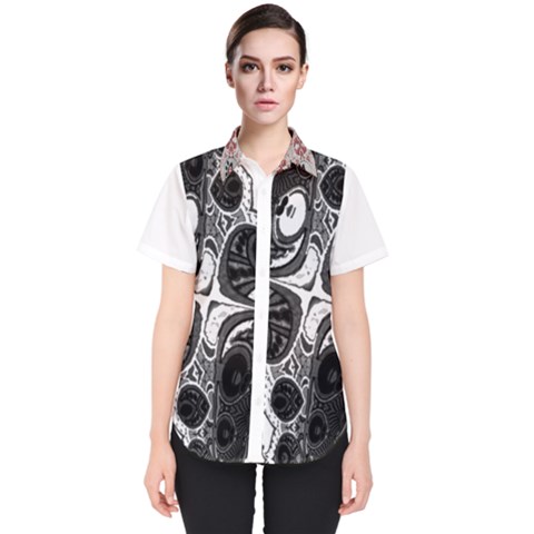 Im Fourth Dimension Black White 4 Women s Short Sleeve Shirt by imanmulyana