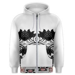 Im Fourth Dimension Black White 6 Men s Zipper Hoodie by imanmulyana