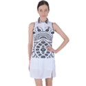 IM Fourth Dimension Black White 9 Women s Sleeveless Polo Tee View1