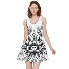 Im Fourth Dimension Black White 10 Inside Out Reversible Sleeveless Dress by imanmulyana