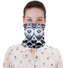 Im Fourth Dimension Black White 12 Face Covering Bandana (adult) by imanmulyana