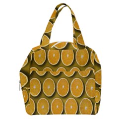 Oranges Slices  Pattern Boxy Hand Bag by artworkshop